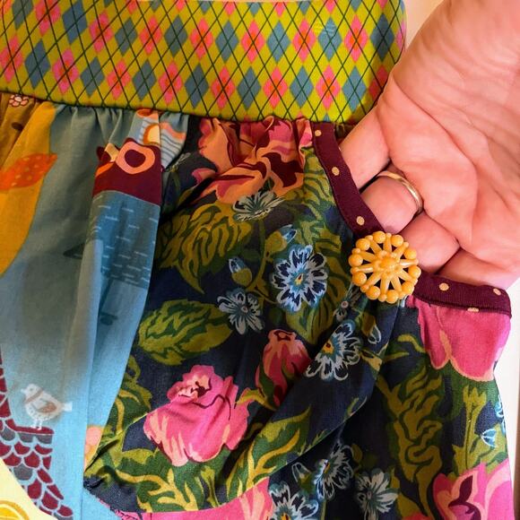 Matilda Jane Girls Skirt 6 Paint By Numbers Gallery Scenic Cottagecore Woodland - Picture 5 of 9